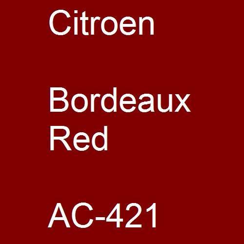 Citroen, Bordeaux Red, AC-421.